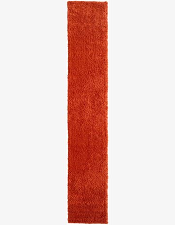 80cm x 430cm Solid Shag Runner Rug