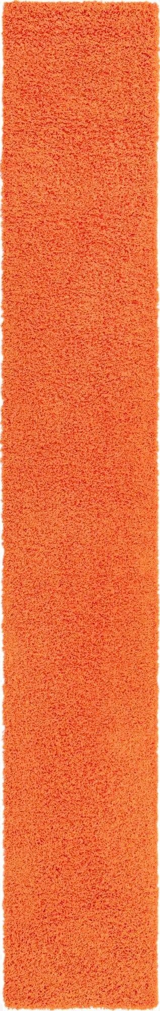 80cm x 500cm Solid Shag Runner Rug