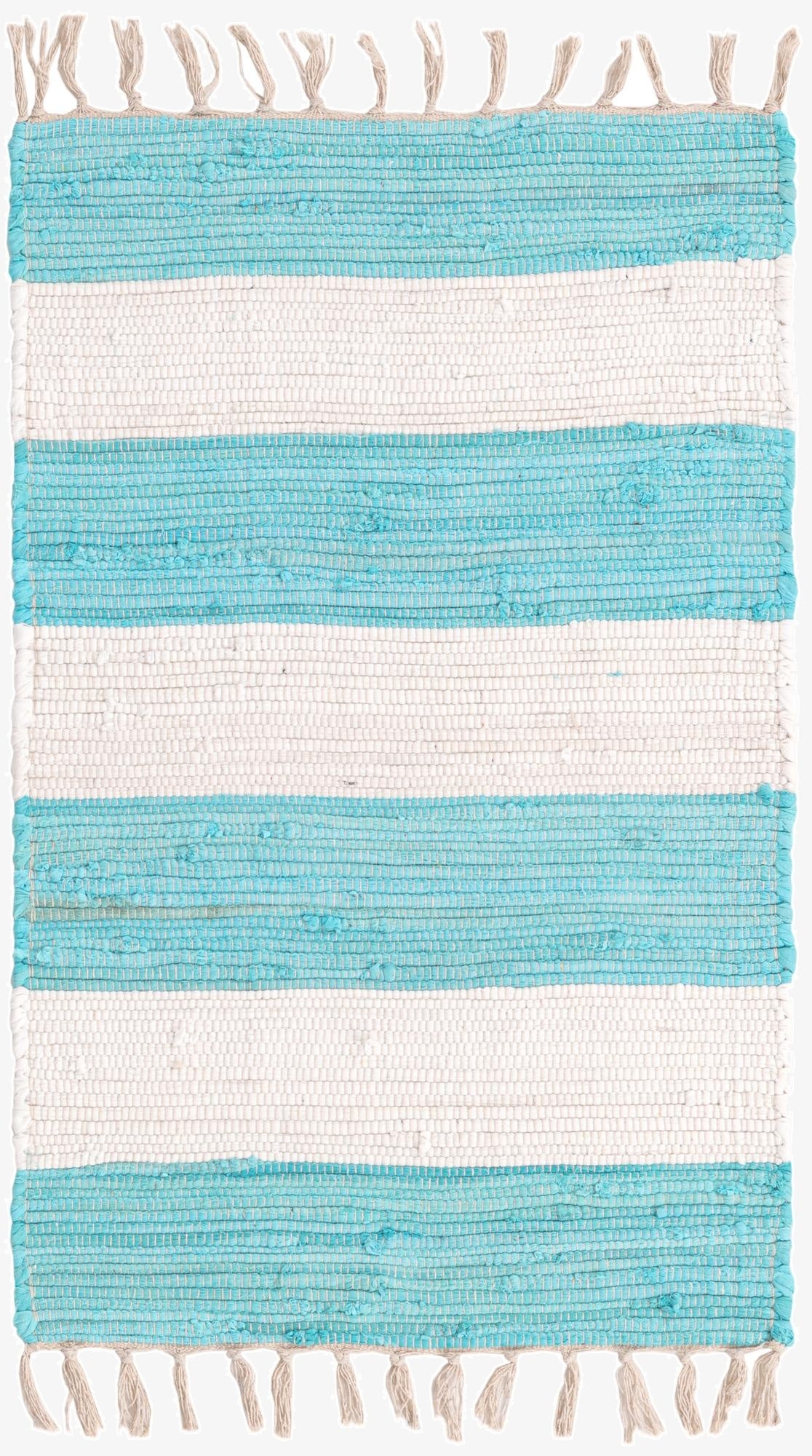 2' 2 x 3' 1  Hand Woven Chindi Rag Rug