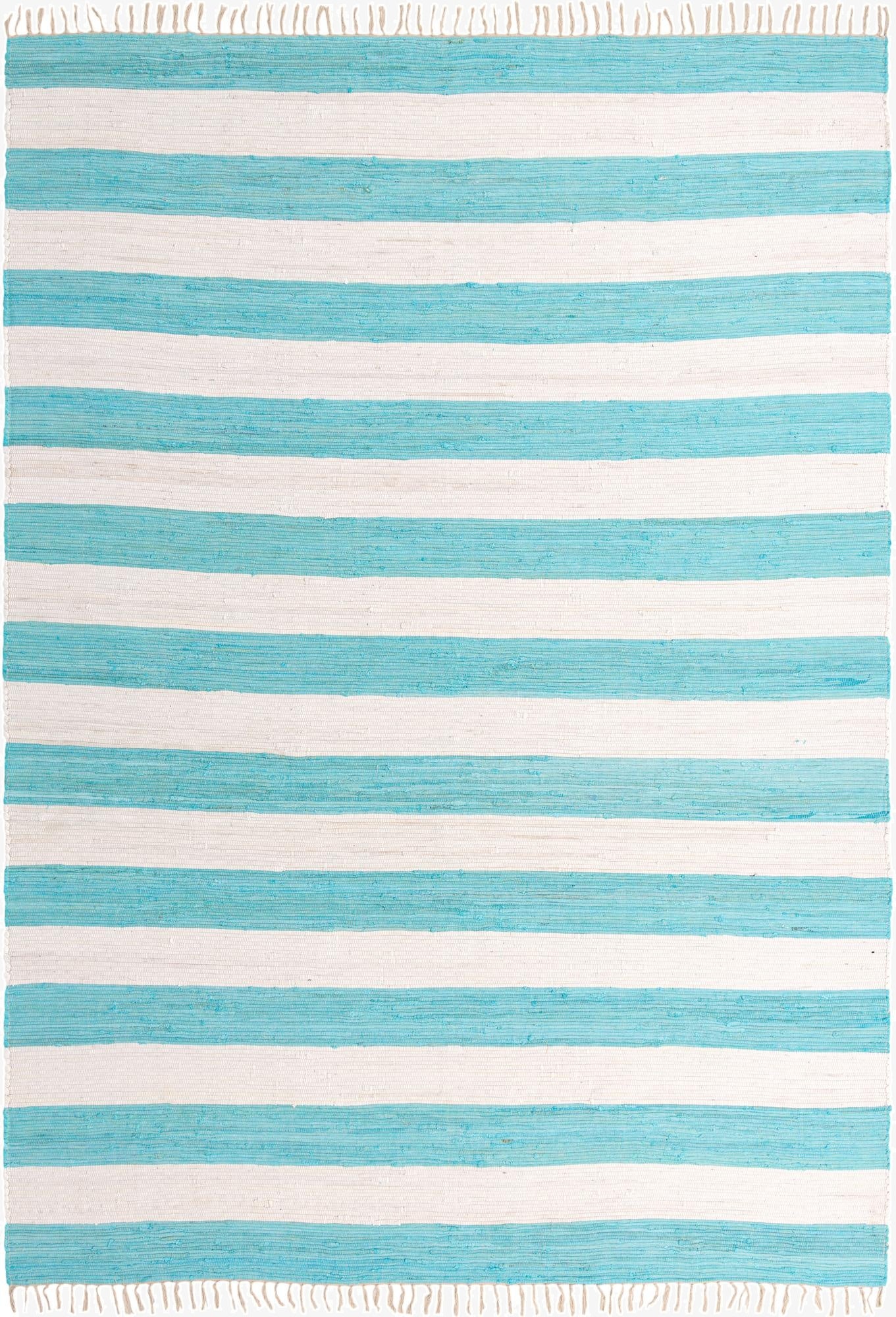 10' x 14' 1  Hand Woven Chindi Rag Rug