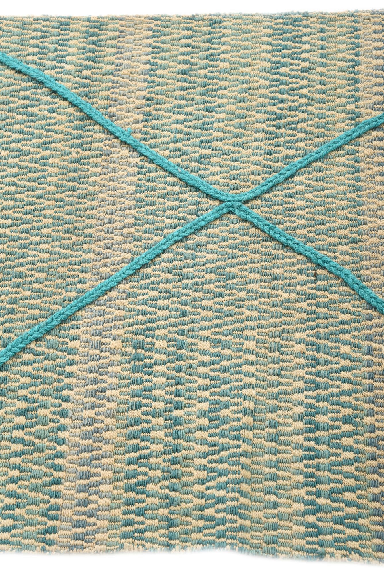 2' 7 x 9' 10 Hand Knotted Darya Wool Runner Rug