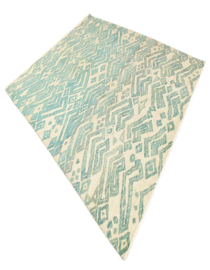 Detail image of 8' 2 x 10'  Hand Knotted Darya Wool Rug