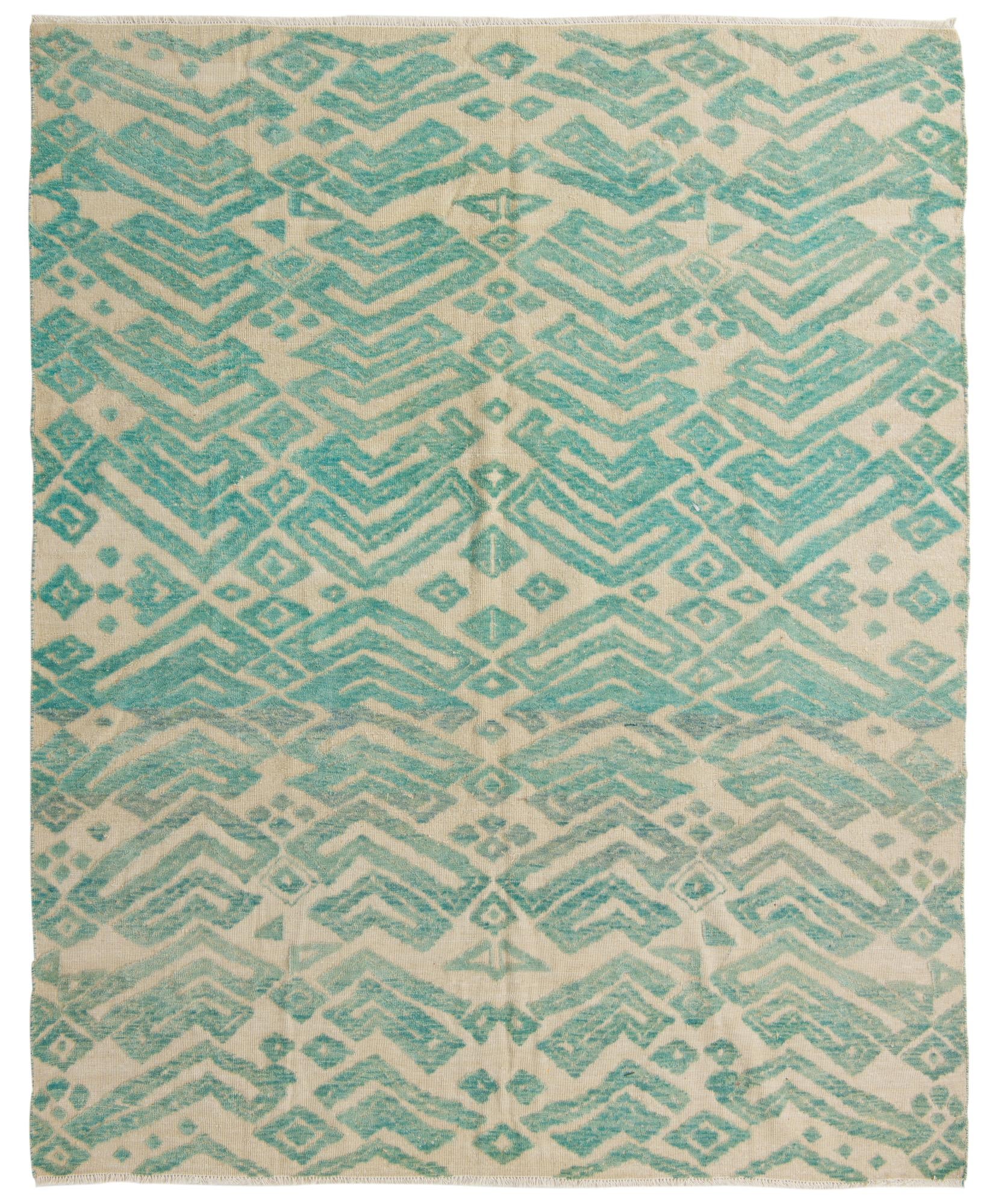 8' 2 x 10' Hand Knotted Darya Wool Rug