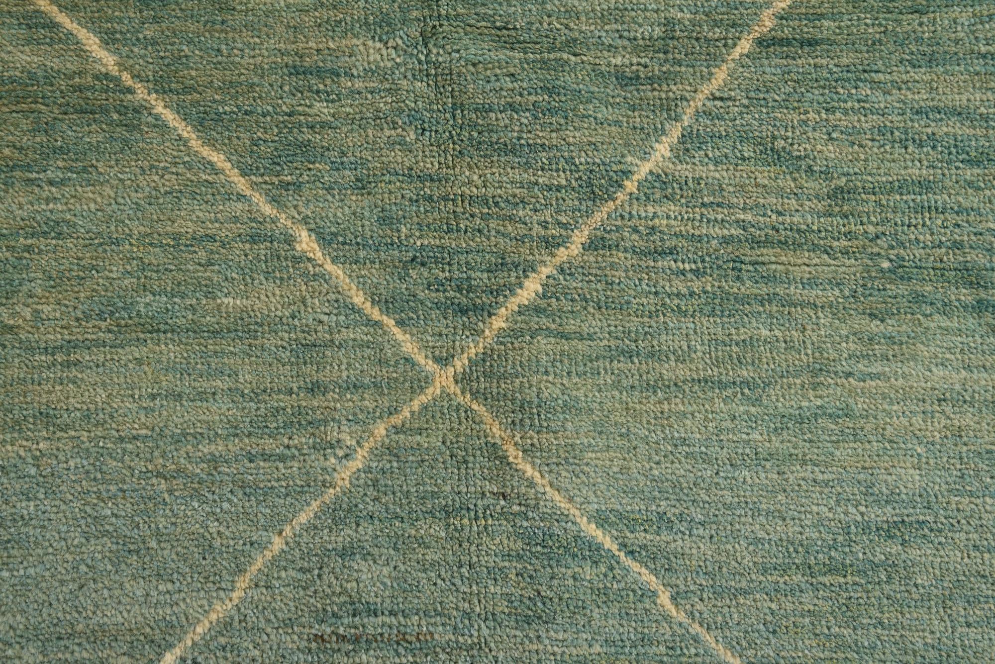 5' 7 x 7' 7 Hand Knotted Moroccan Wool Rug
