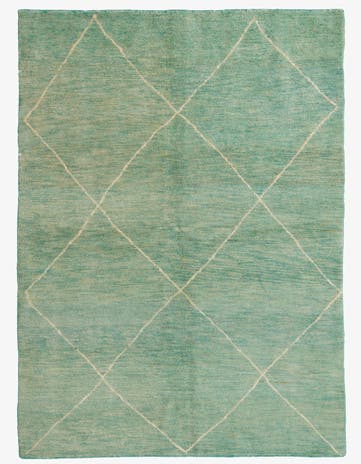 5' 7 x 7' 7 Hand Knotted Moroccan Wool Rug