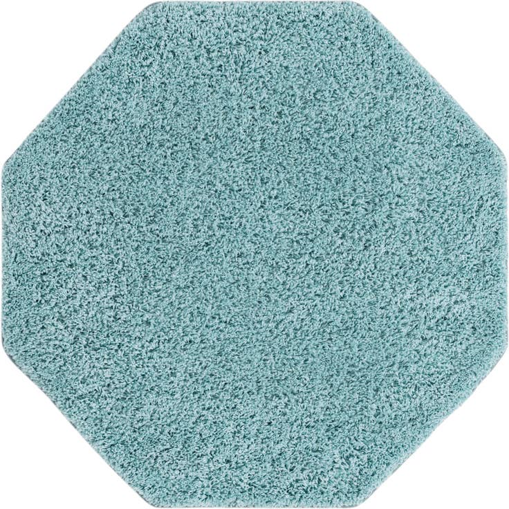 Detail image of 4' x 4' Everyday Shag Octagon Rug