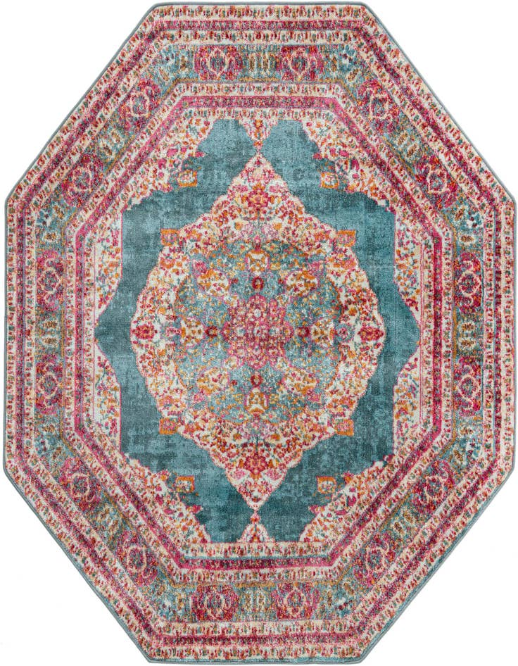 Detail image of 5' x 5' Havana Octagon Rug