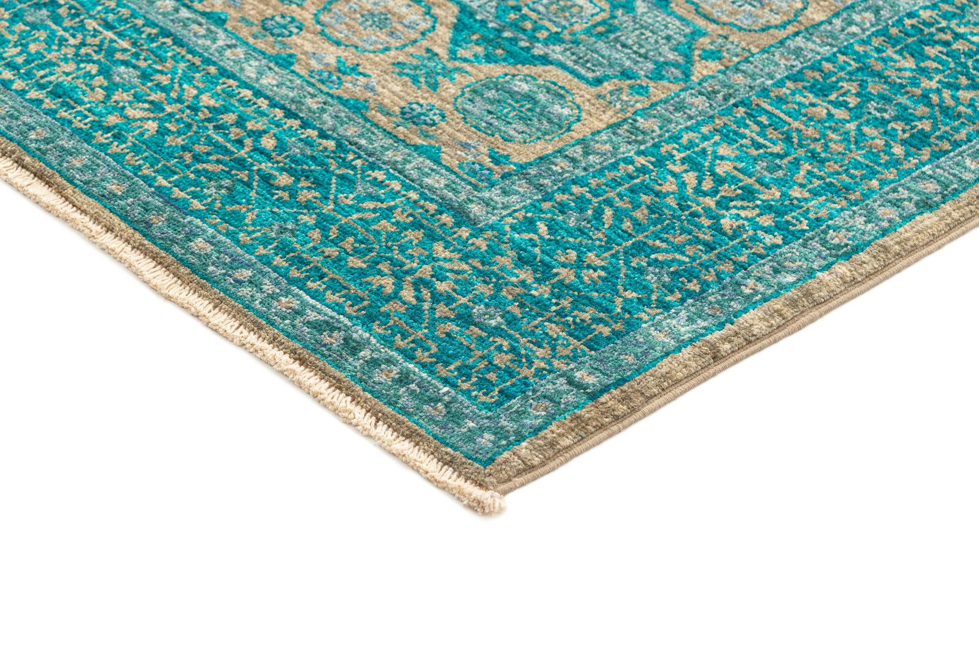 4' x 6' Hand Knotted Amina Rug