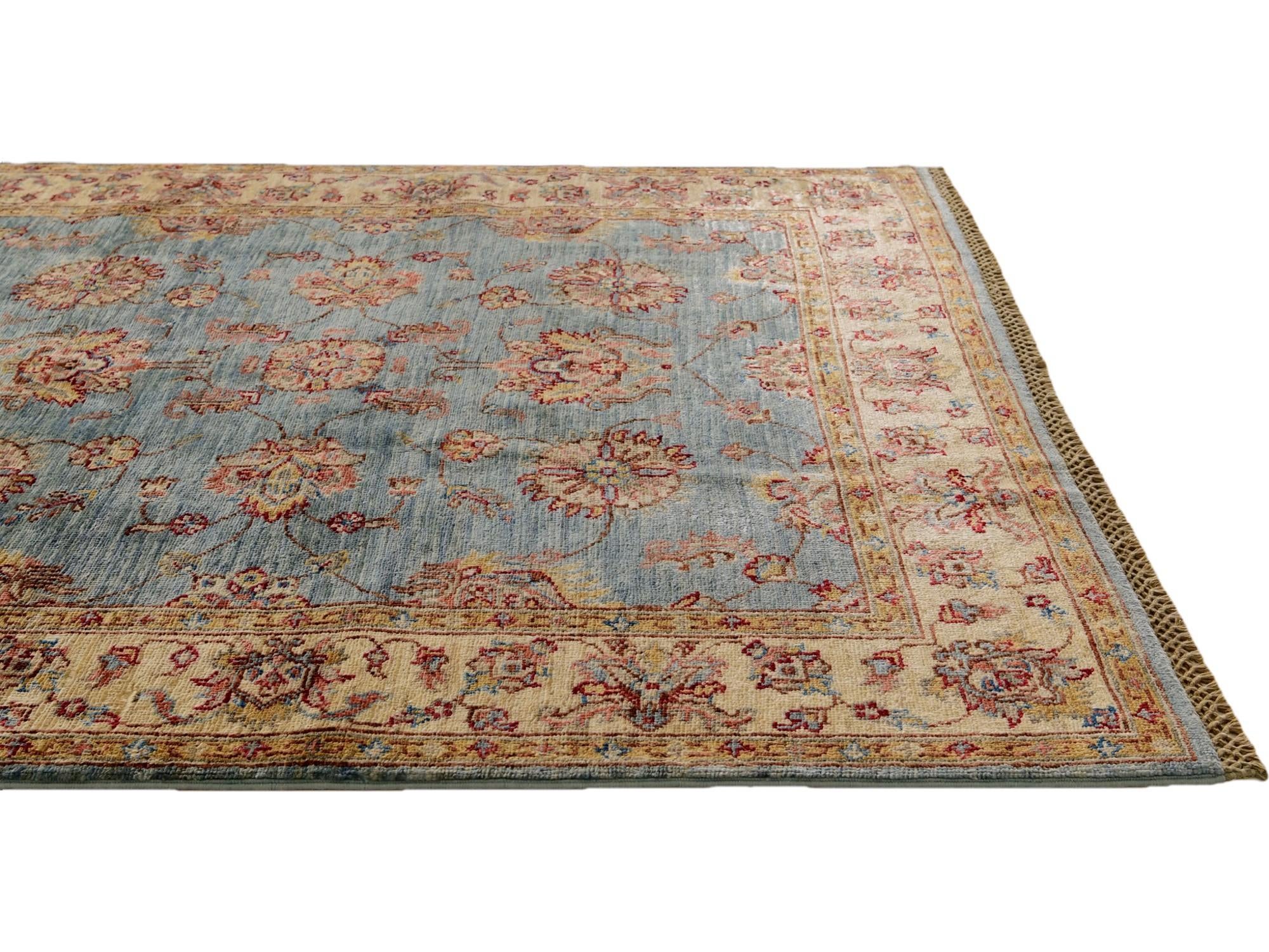 4' x 6' 1 Hand Knotted Ariana Ziegler Rug
