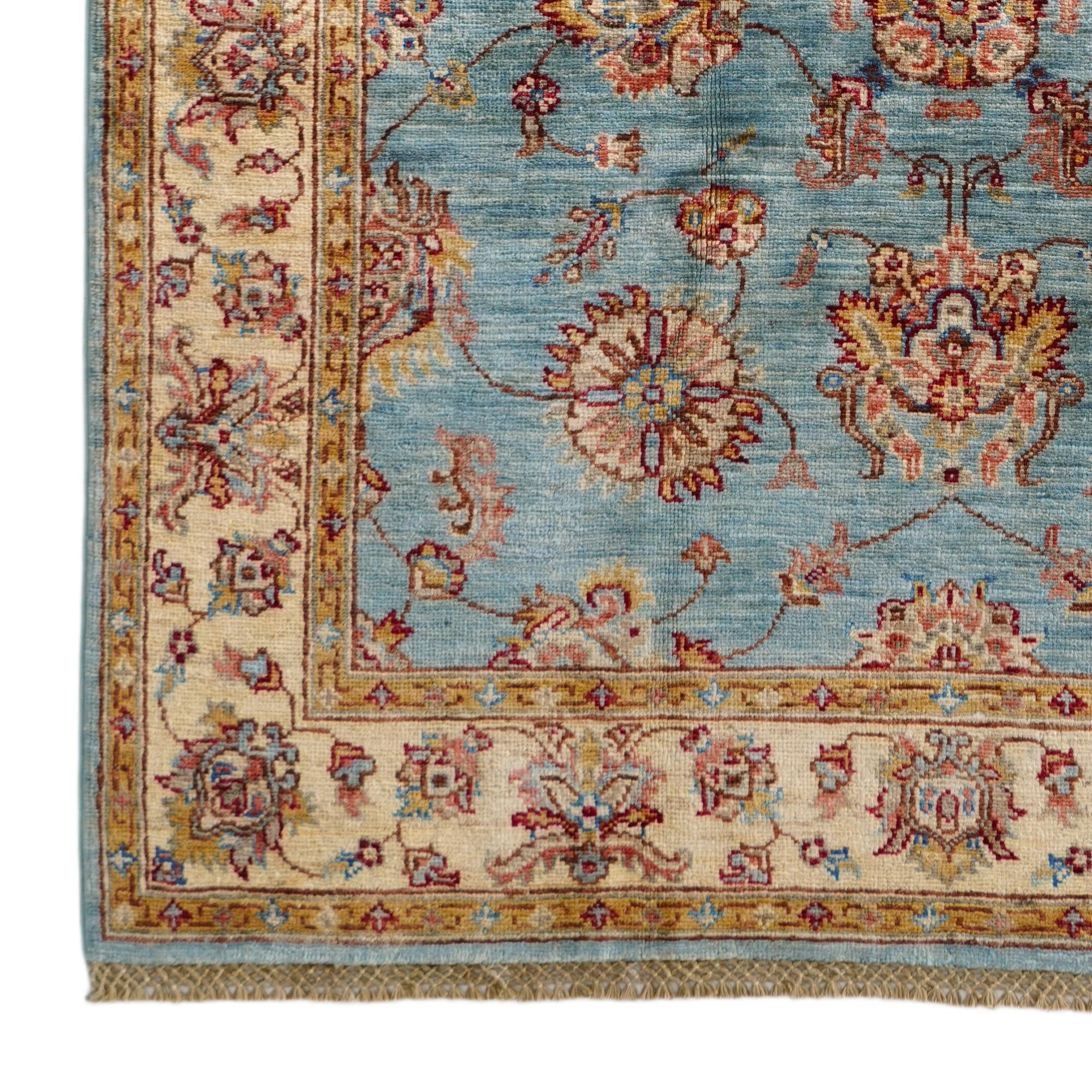 4' x 6' 1 Hand Knotted Ariana Ziegler Rug