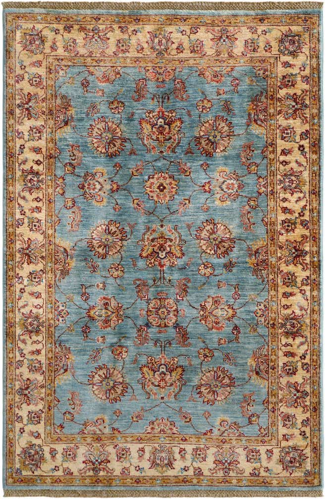 4' x 6' 1 Hand Knotted Ariana Ziegler Rug