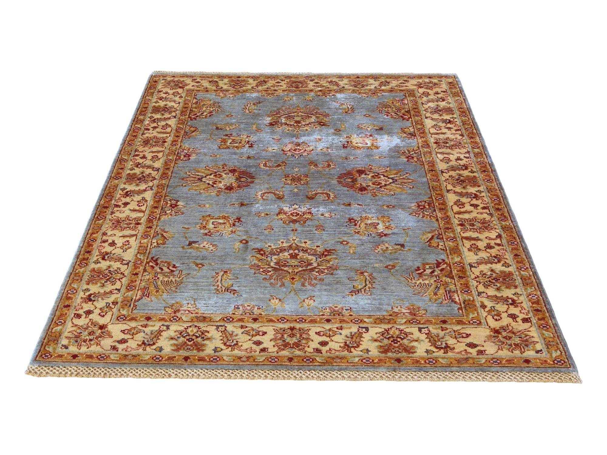 4' 2 x 6' 1 Hand Knotted Ariana Ziegler Rug
