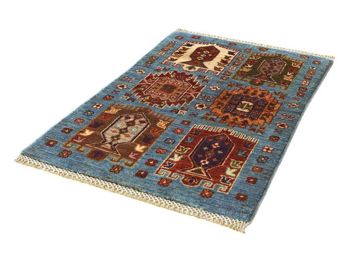 2' x 3' Hand Knotted Ariana Ziegler Rug