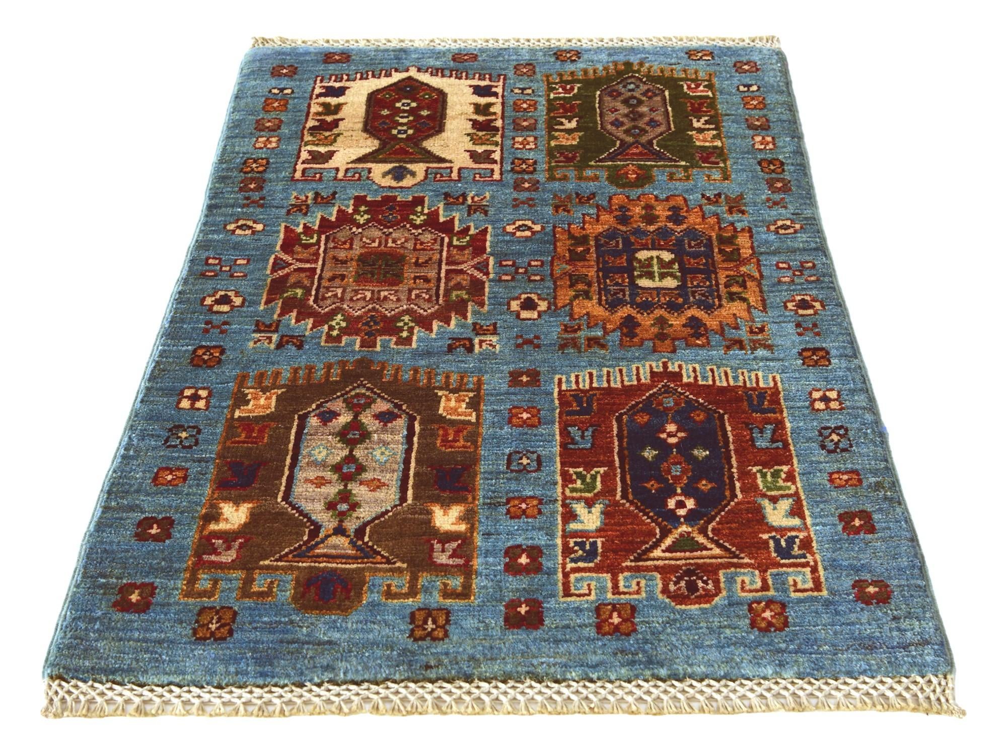 2' x 3' Hand Knotted Ariana Ziegler Rug