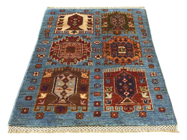 Detail image of 2' x 3' Hand Knotted Ariana Ziegler Rug