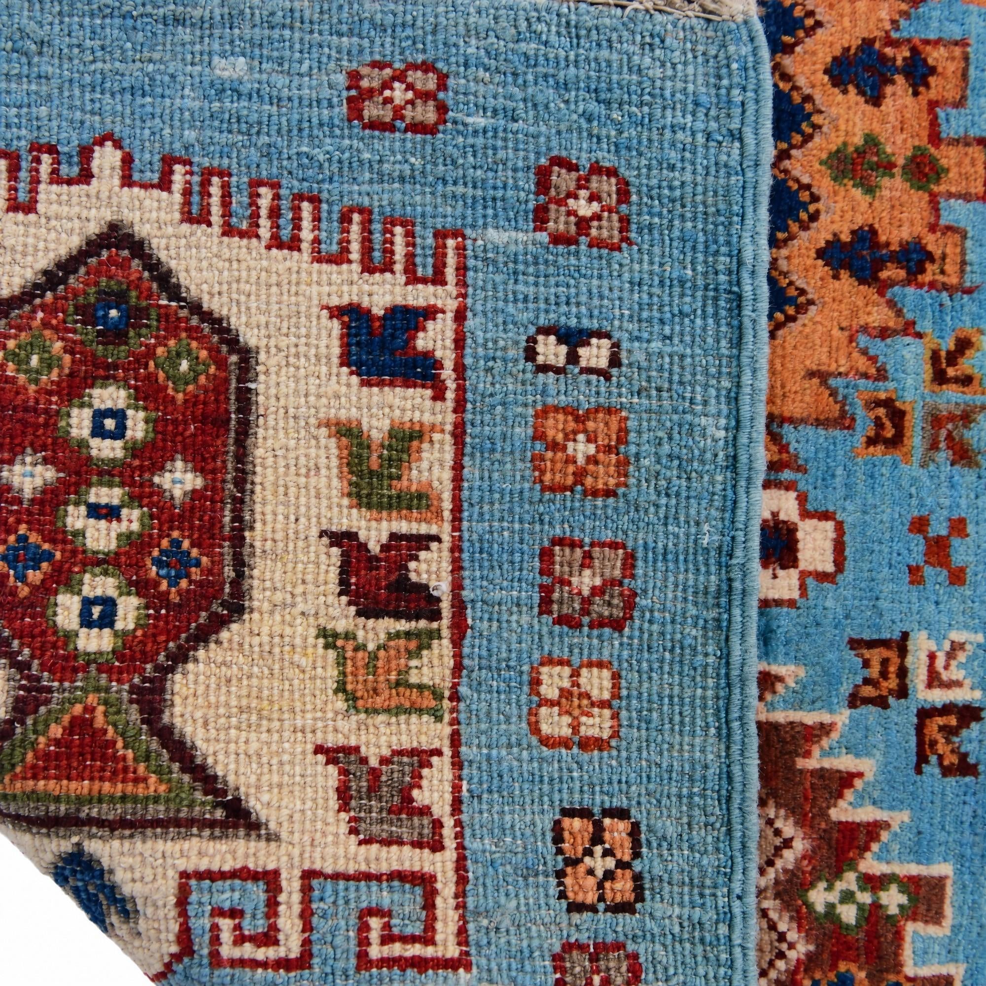 60cm x 90cm Hand Knotted Ariana Ziegler Rug