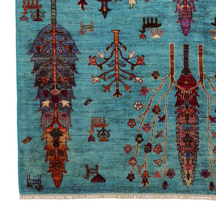 Detail image of 5' 3 x 6' 8 Hand Knotted Ariana Ziegler Rug