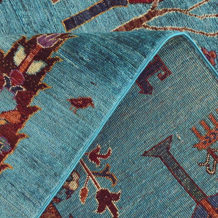 Detail image of 5' 3 x 6' 8 Hand Knotted Ariana Ziegler Rug