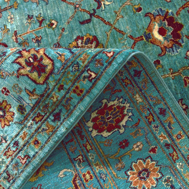 Detail image of 5' 2 x 6' 7 Hand Knotted Ariana Ziegler Rug