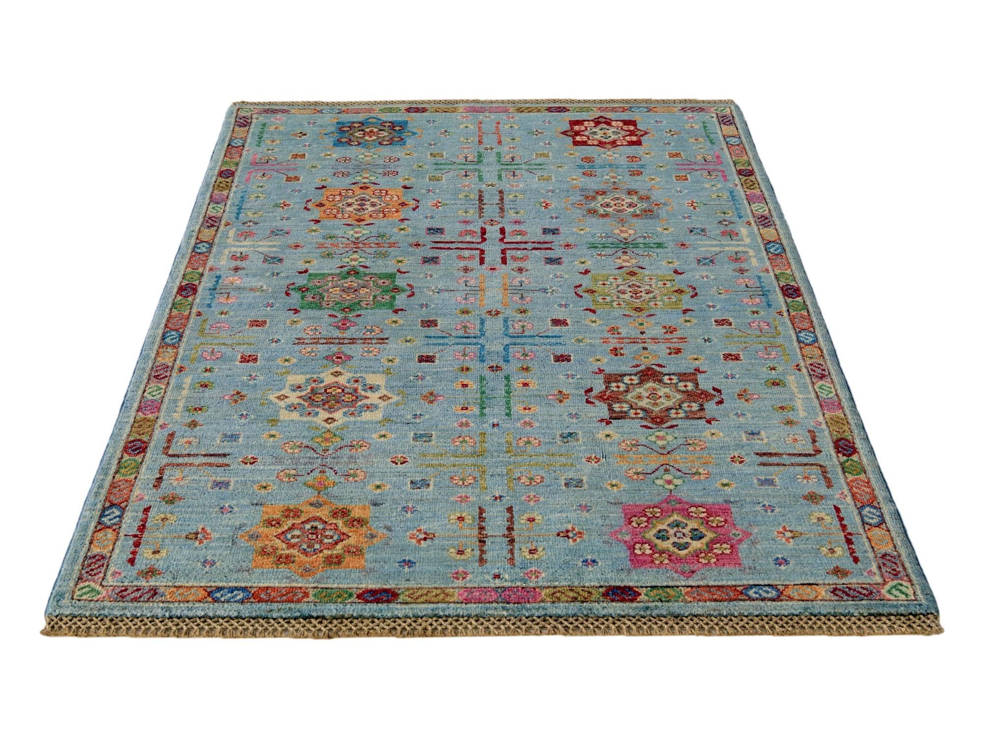 3' 6 x 5' 2 Hand Knotted Ariana Ziegler Rug