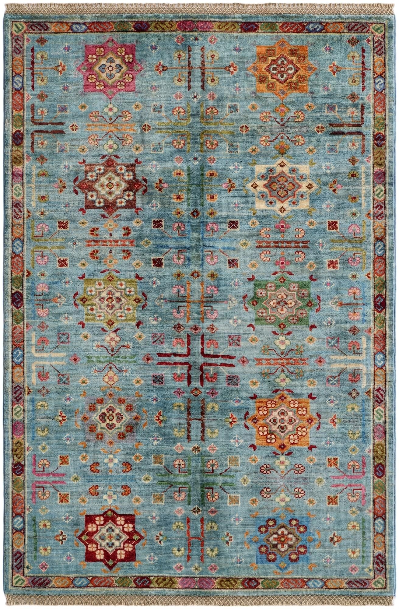 3' 6 x 5' 2 Hand Knotted Ariana Ziegler Rug