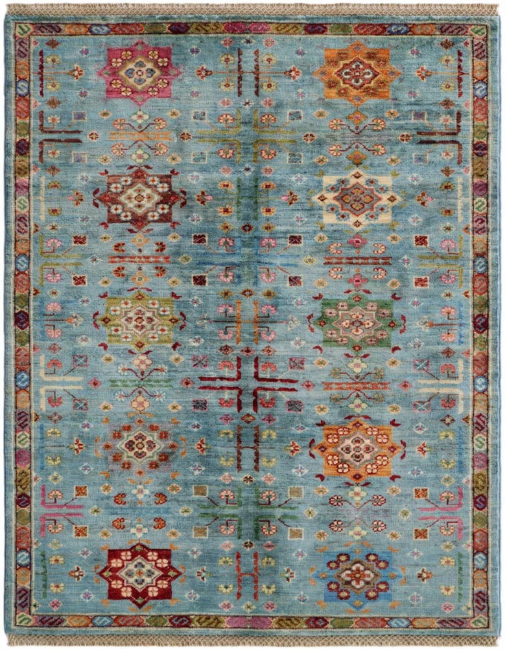 Detail image of 3' 6 x 5' 2 Hand Knotted Ariana Ziegler Rug