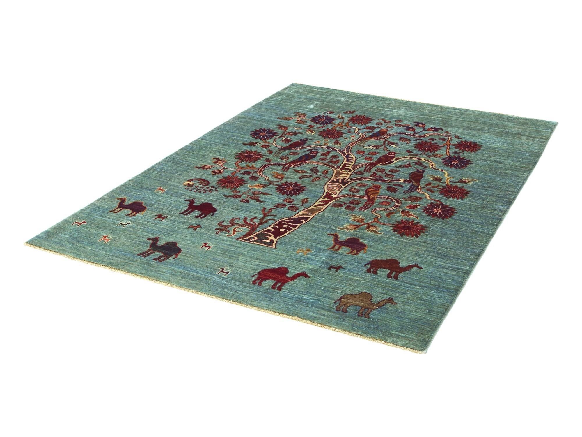 4' 3 x 6' 1 Hand Knotted Ariana Ziegler Rug