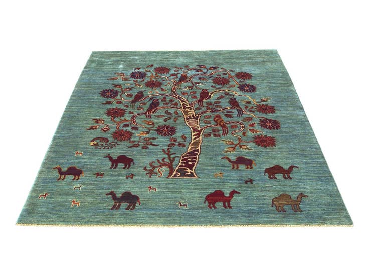 Detail image of 4' 3 x 6' 1 Hand Knotted Ariana Ziegler Rug