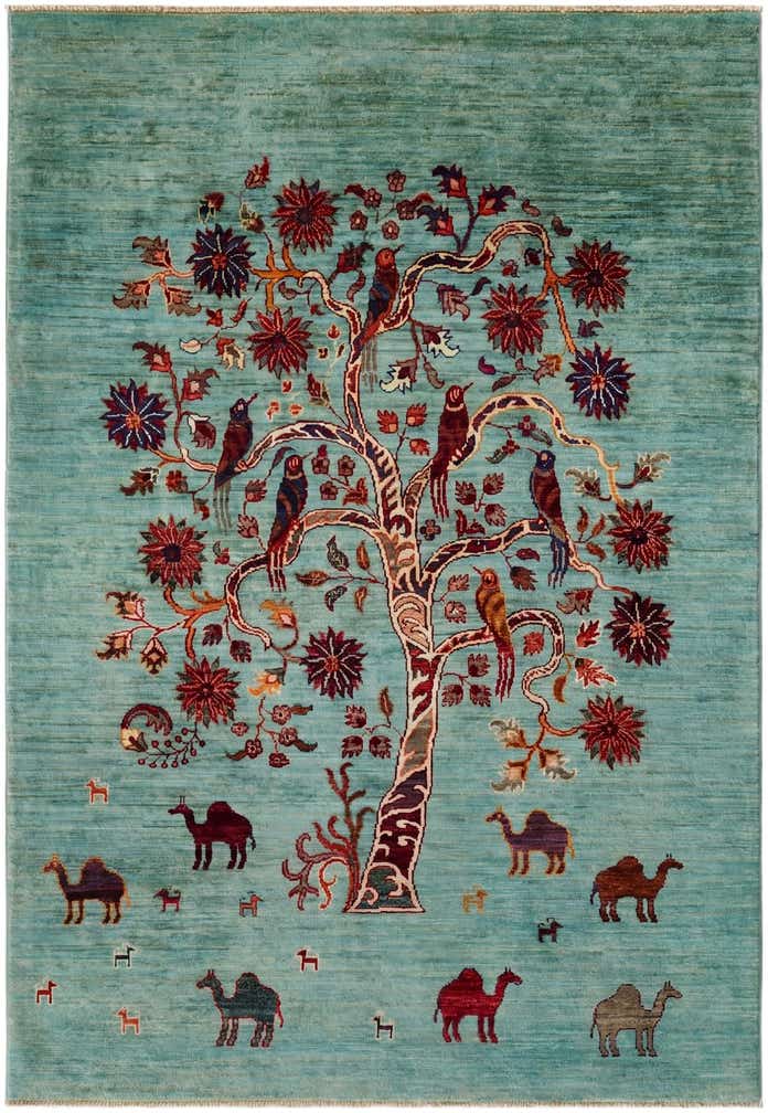 4' 3 x 6' 1 Hand Knotted Ariana Ziegler Rug