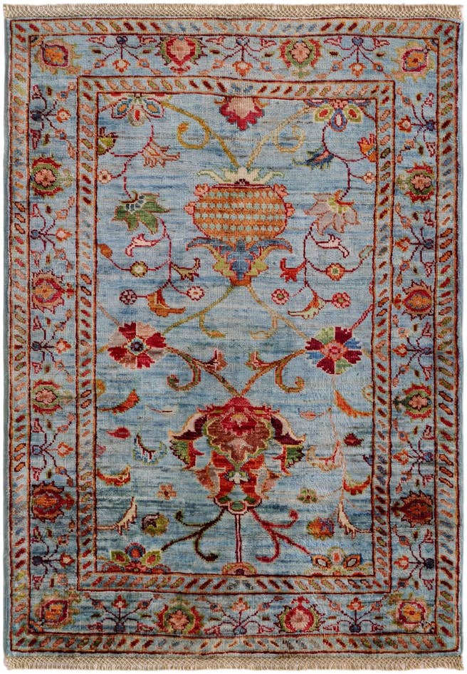 Detail image of 2' 8 x 3' 10 Hand Knotted Ariana Ziegler Rug