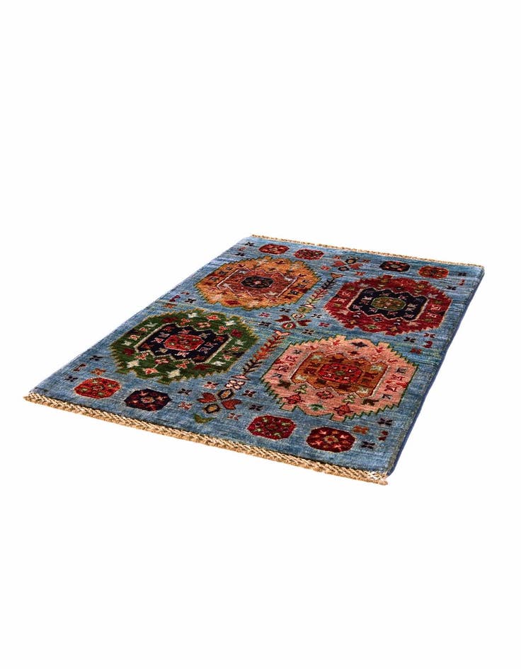 Detail image of 2' 1 x 3' Hand Knotted Ariana Ziegler Rug