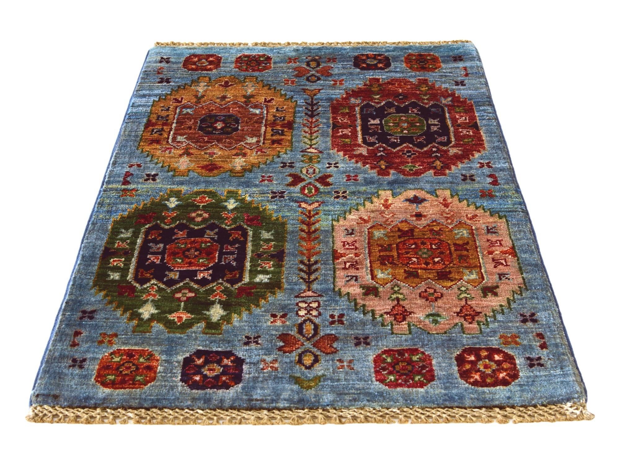 2' 1 x 3' Hand Knotted Ariana Ziegler Rug