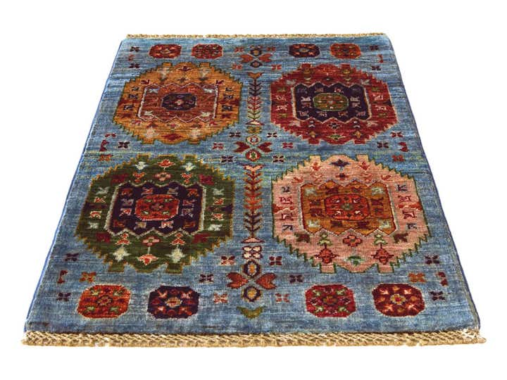 2' 1 x 3' Hand Knotted Ariana Ziegler Rug