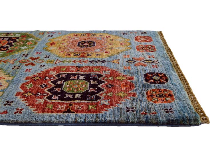 Detail image of 2' 1 x 3' Hand Knotted Ariana Ziegler Rug