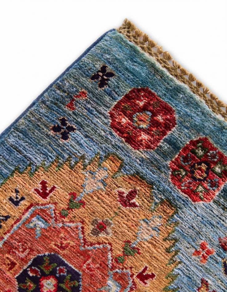 Detail image of 2' 1 x 3' Hand Knotted Ariana Ziegler Rug