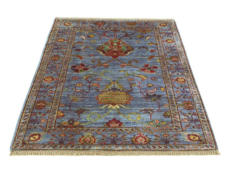Detail image of 2' 9 x 3' 11 Hand Knotted Ariana Ziegler Rug