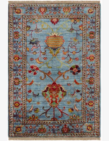 2' 9 x 3' 11 Hand Knotted Ariana Ziegler Rug