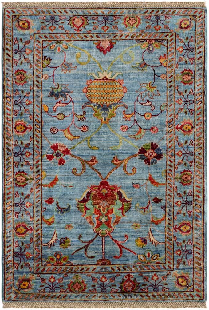 2' 9 x 3' 11 Hand Knotted Ariana Ziegler Rug