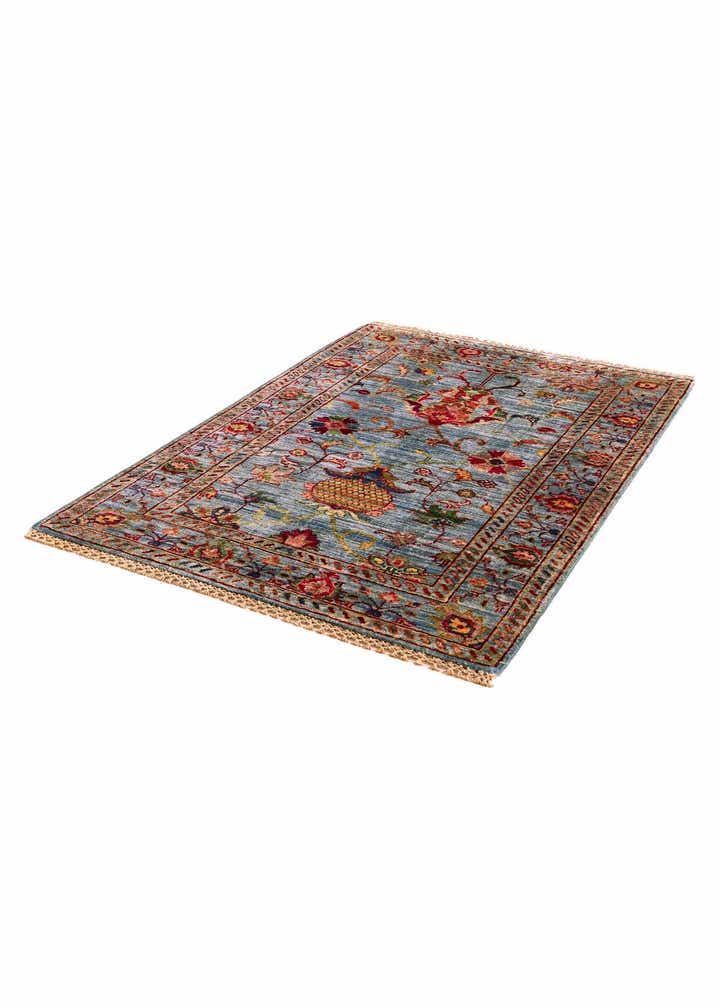 2' 9 x 4' Hand Knotted Ariana Ziegler Rug