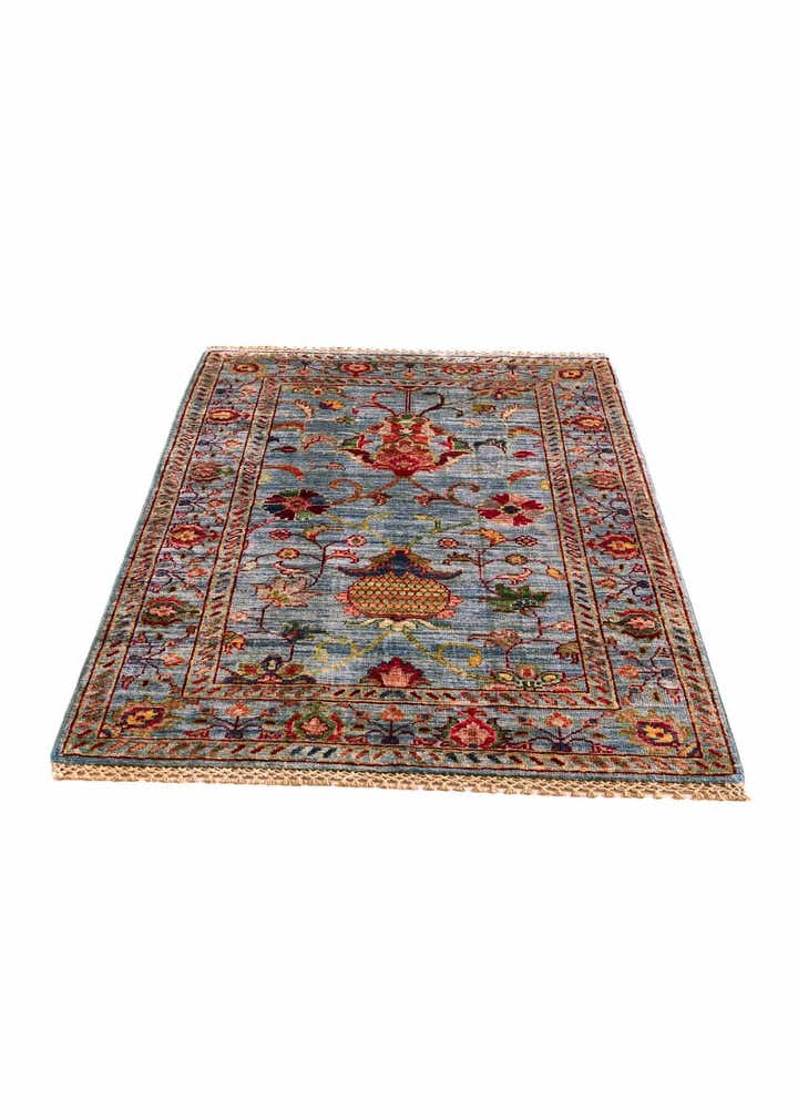 2' 9 x 4' Hand Knotted Ariana Ziegler Rug