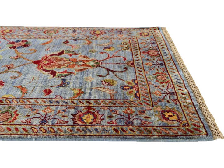 Detail image of 2' 9 x 4' Hand Knotted Ariana Ziegler Rug