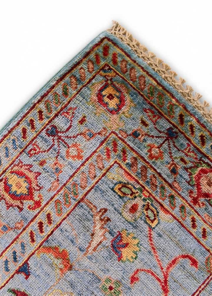 2' 9 x 4' Hand Knotted Ariana Ziegler Rug