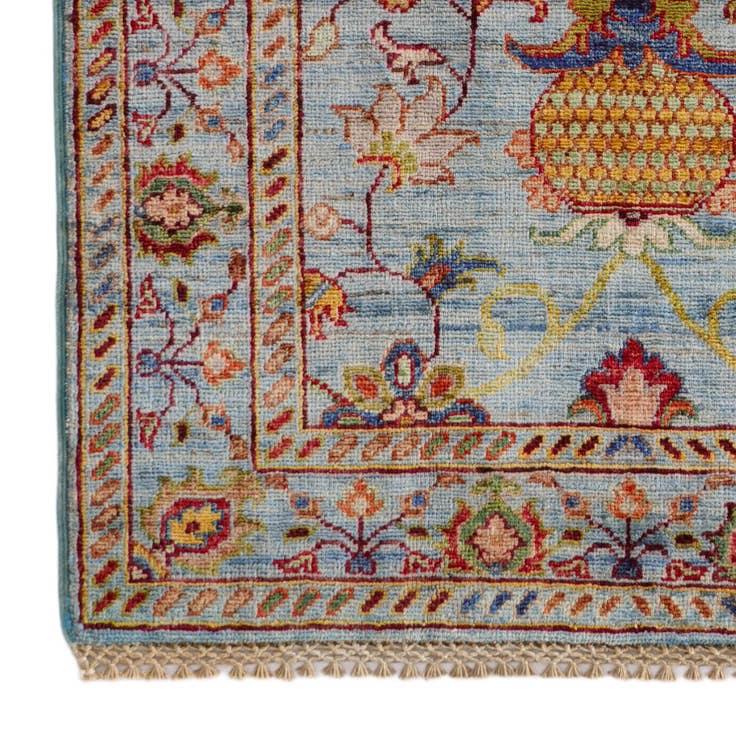 Detail image of 2' 9 x 4' Hand Knotted Ariana Ziegler Rug