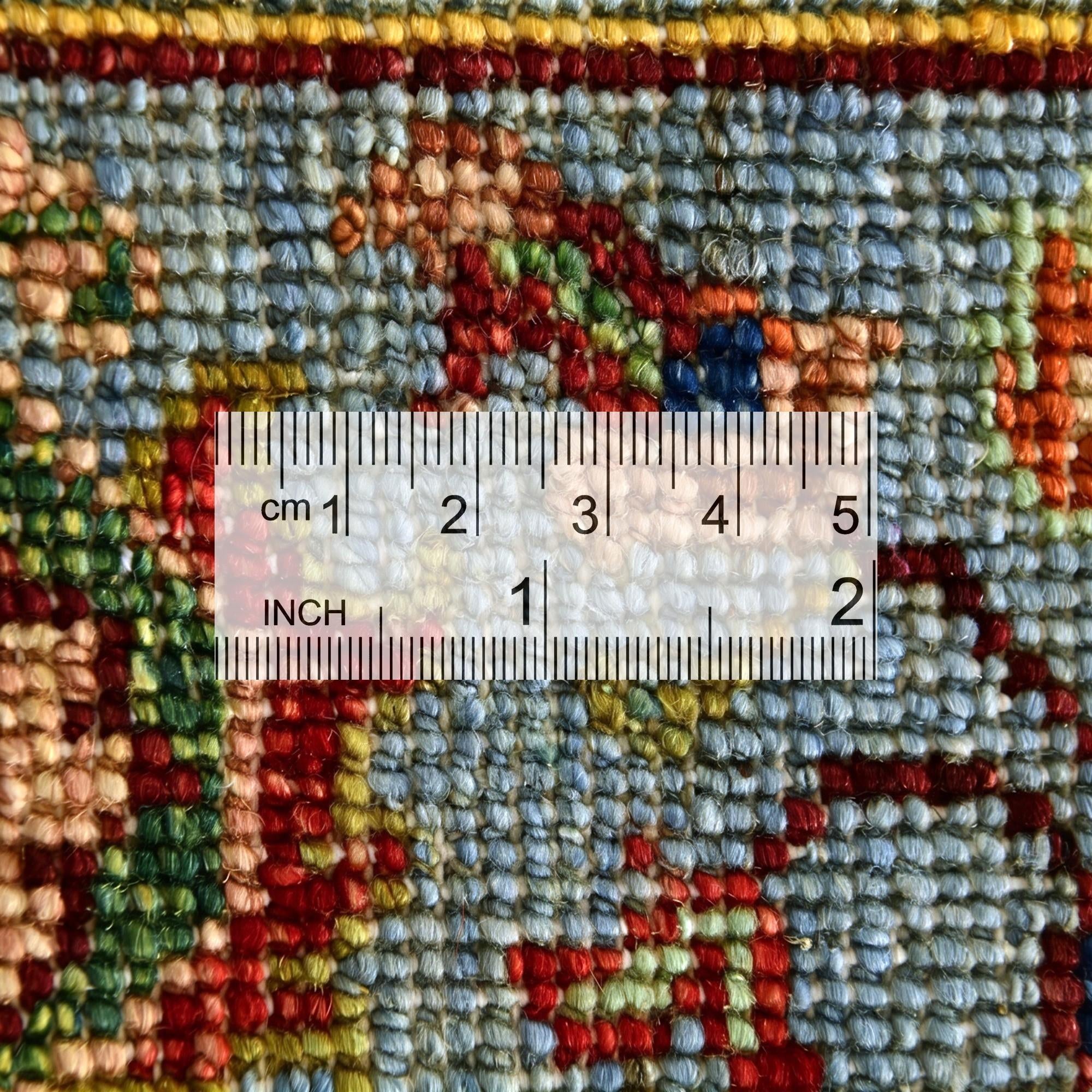 2' 9 x 4' Hand Knotted Ariana Ziegler Rug