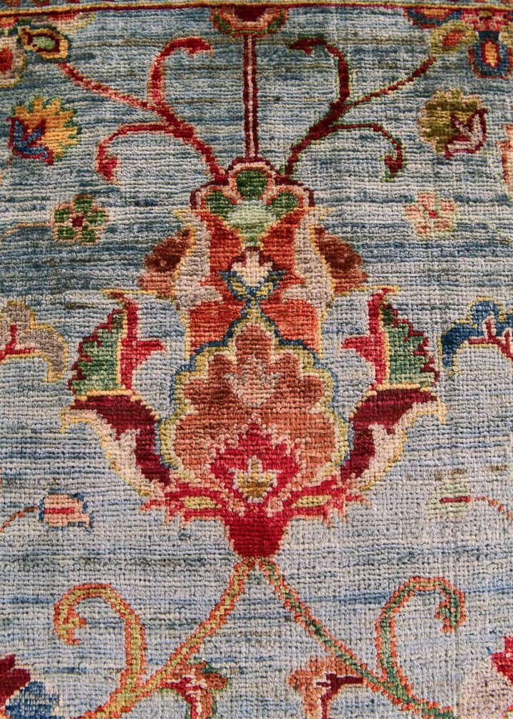 2' 9 x 4' Hand Knotted Ariana Ziegler Rug