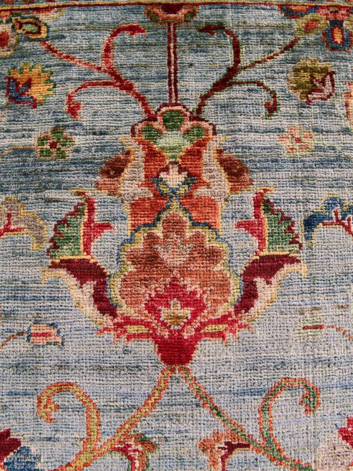2' 9 x 4' Hand Knotted Ariana Ziegler Rug