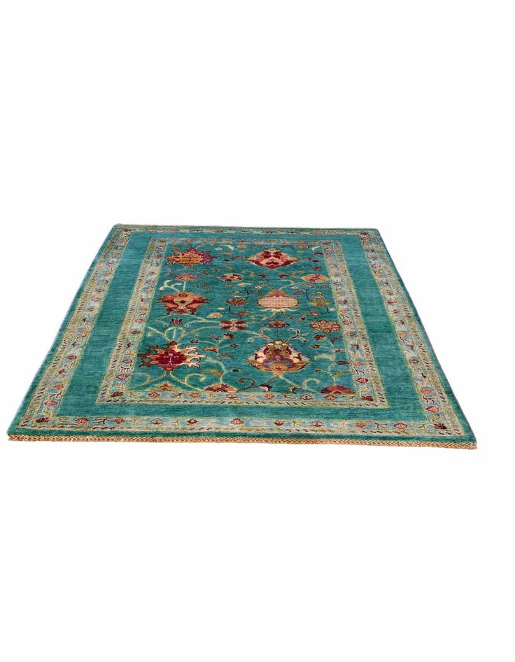 Detail image of 4' 4 x 6' Hand Knotted Ariana Ziegler Rug