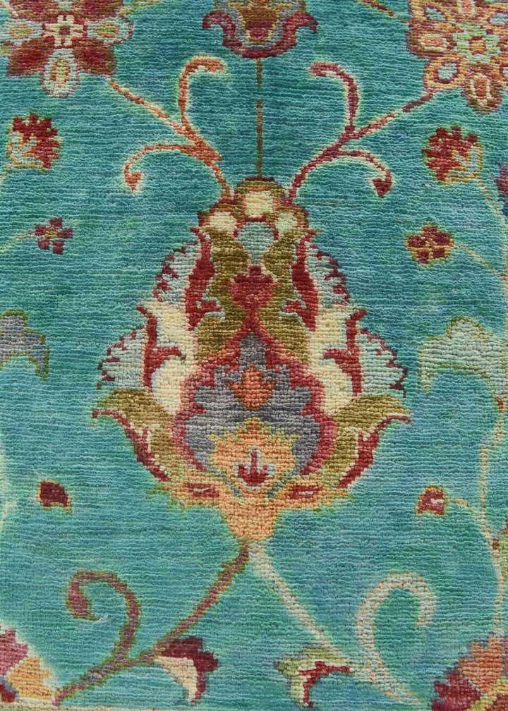 4' 4 x 6' Hand Knotted Ariana Ziegler Rug