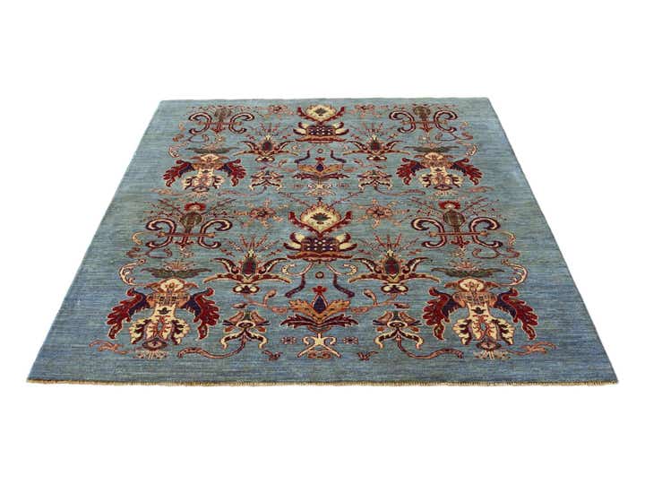 5' 1 x 6' 8 Hand Knotted Ariana Ziegler Rug
