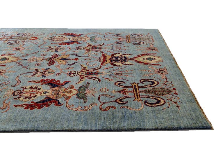 Detail image of 5' 1 x 6' 8 Hand Knotted Ariana Ziegler Rug